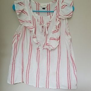 Striped blouse sz L